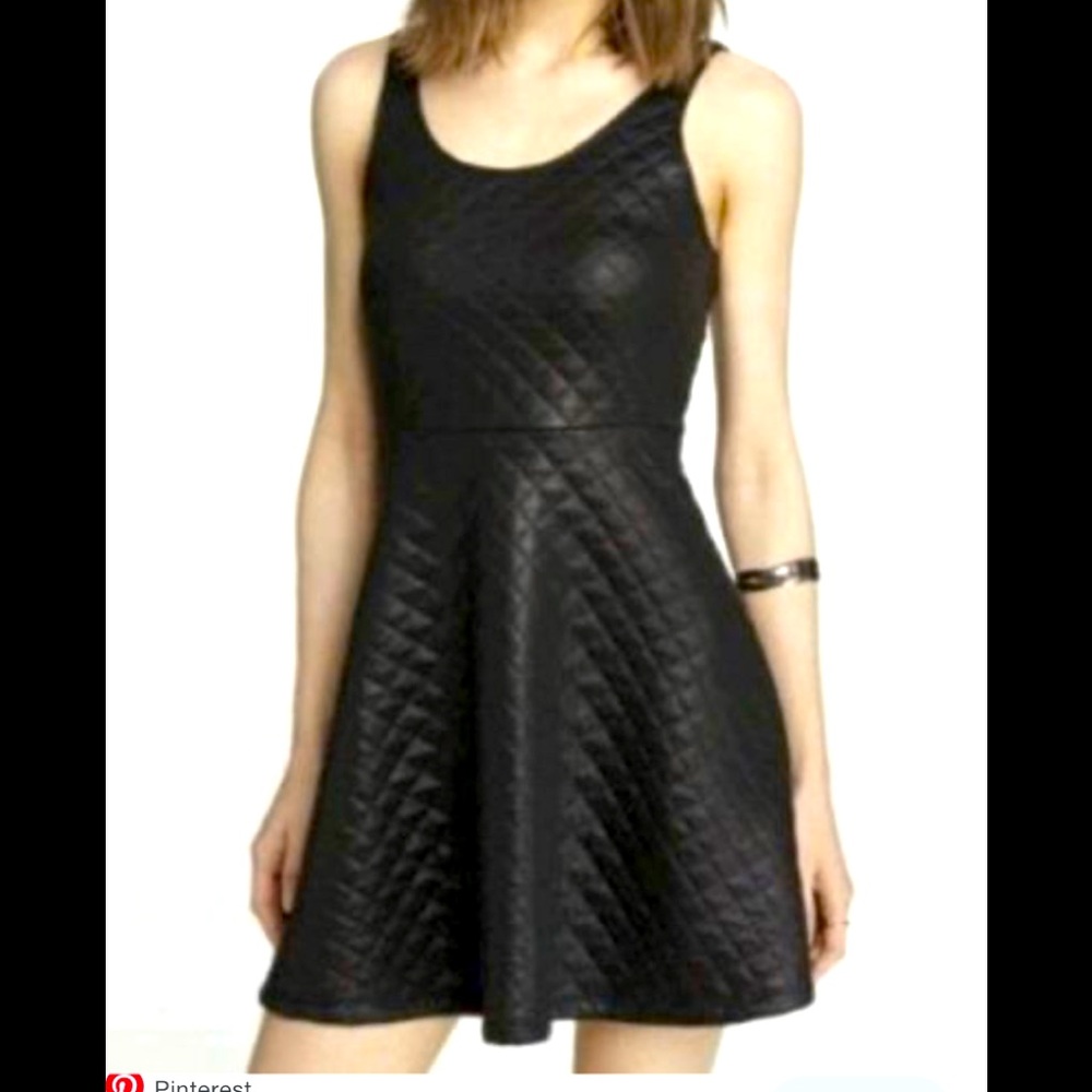 Adorable Fit And Flare Quilted Dress